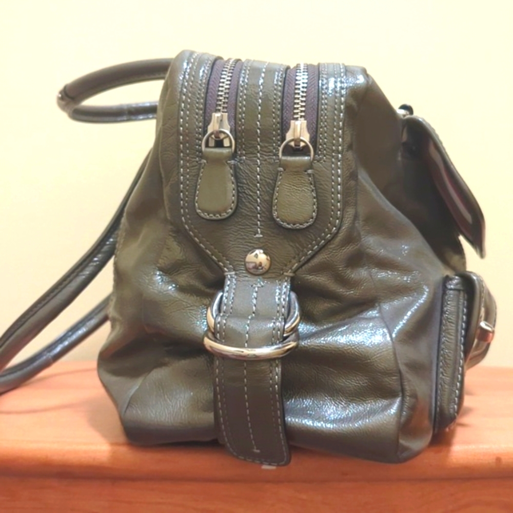 Coach Archive Gray Bleecker Peyton Limited Ed Satchel 13051 💯 - Picture 3 of 12